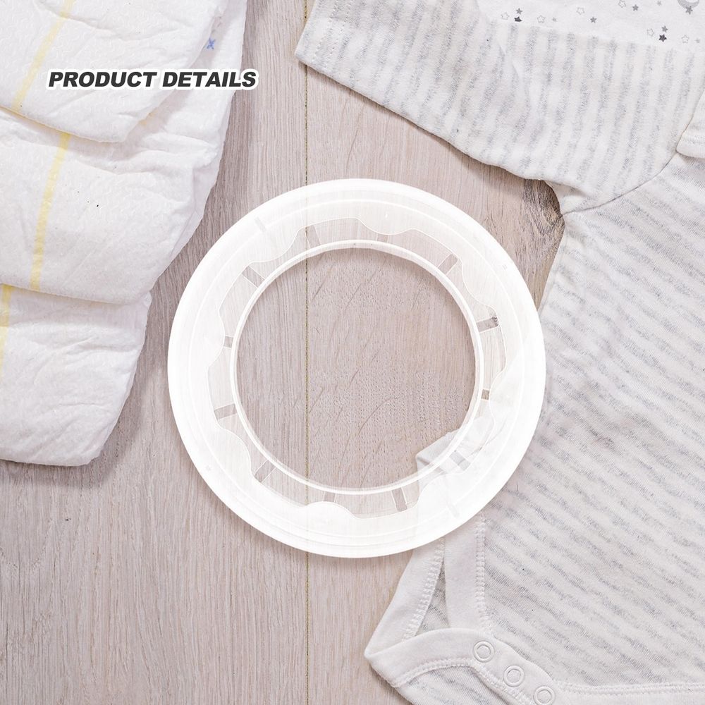 2-Pack Transparent Diaper Pail Refill Cartridge Shells Reusable for Secure and Stable Bag Holders