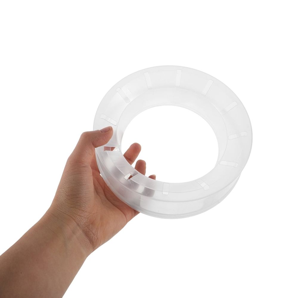 2-Pack Transparent Diaper Pail Refill Cartridge Shells Reusable for Secure and Stable Bag Holders
