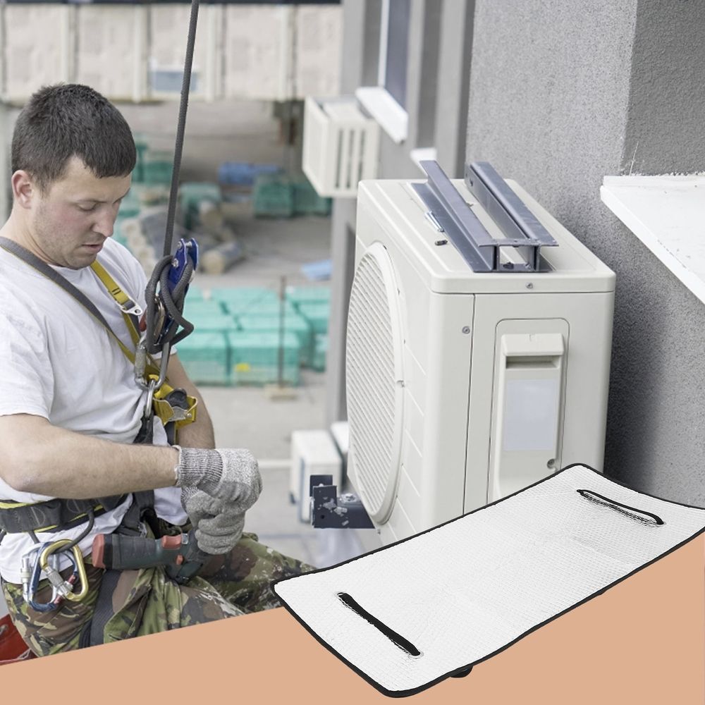 Reflective Ac Cover for Outside Units with Tie Rope Fixation