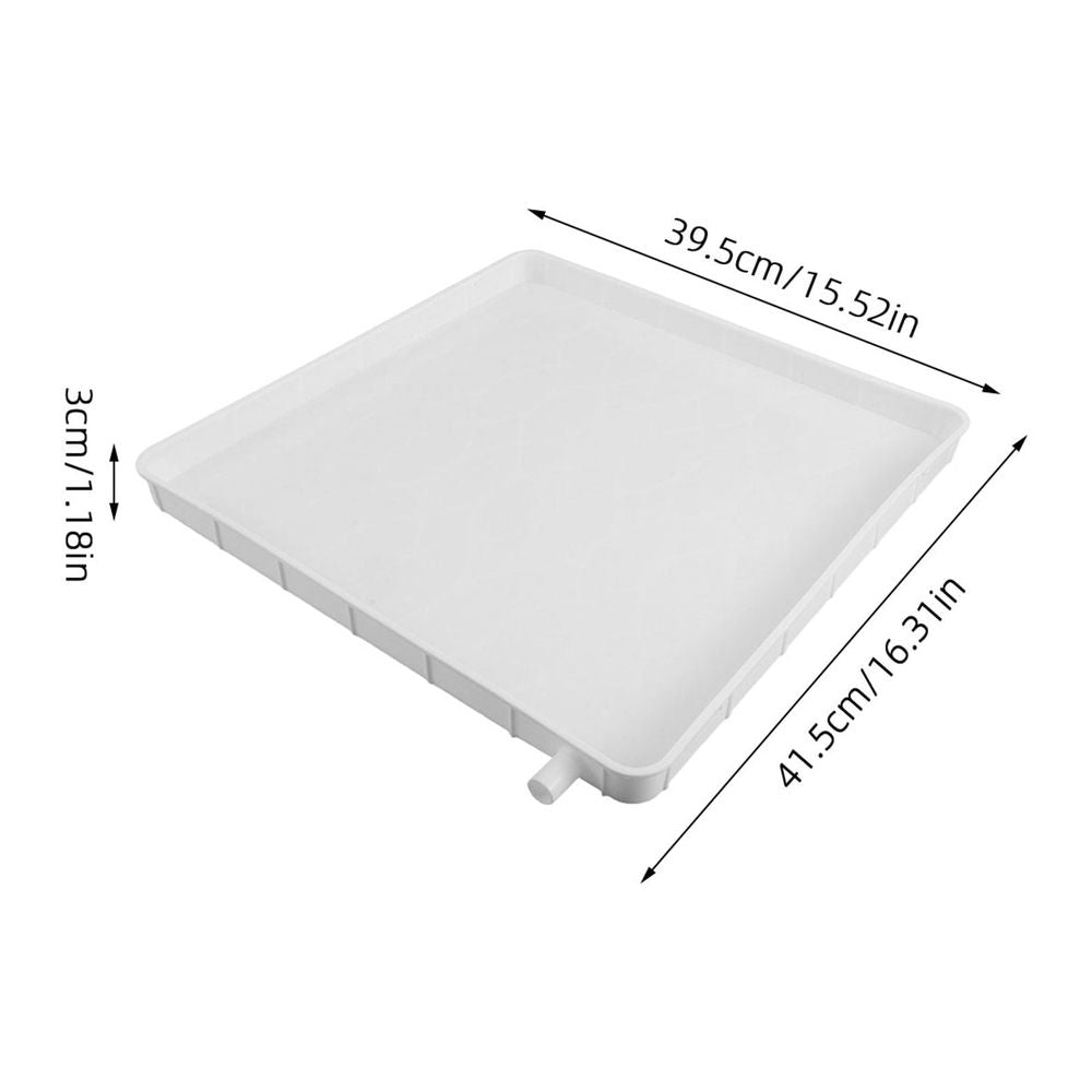 Air Conditioner Drip Tray White Plastic for Home Condensate Management