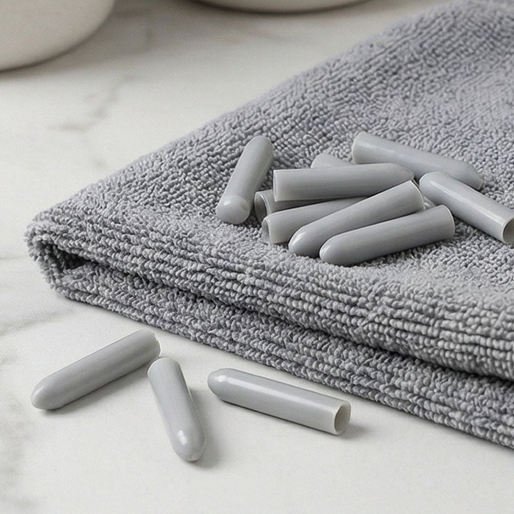300Pcs Dishwasher Rack End Caps Grey Rubber Cover for Universal Prong Tip Protection