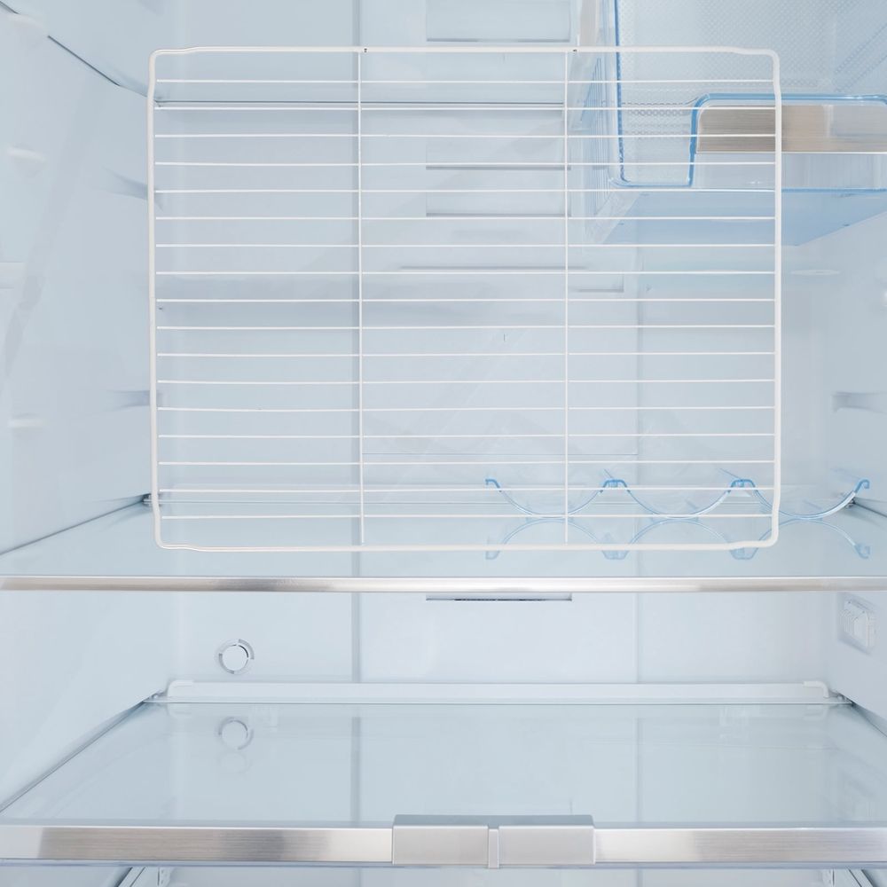 White Metal Wire Shelf Organizer for Freezer and Refrigerator Efficient Storage Solution