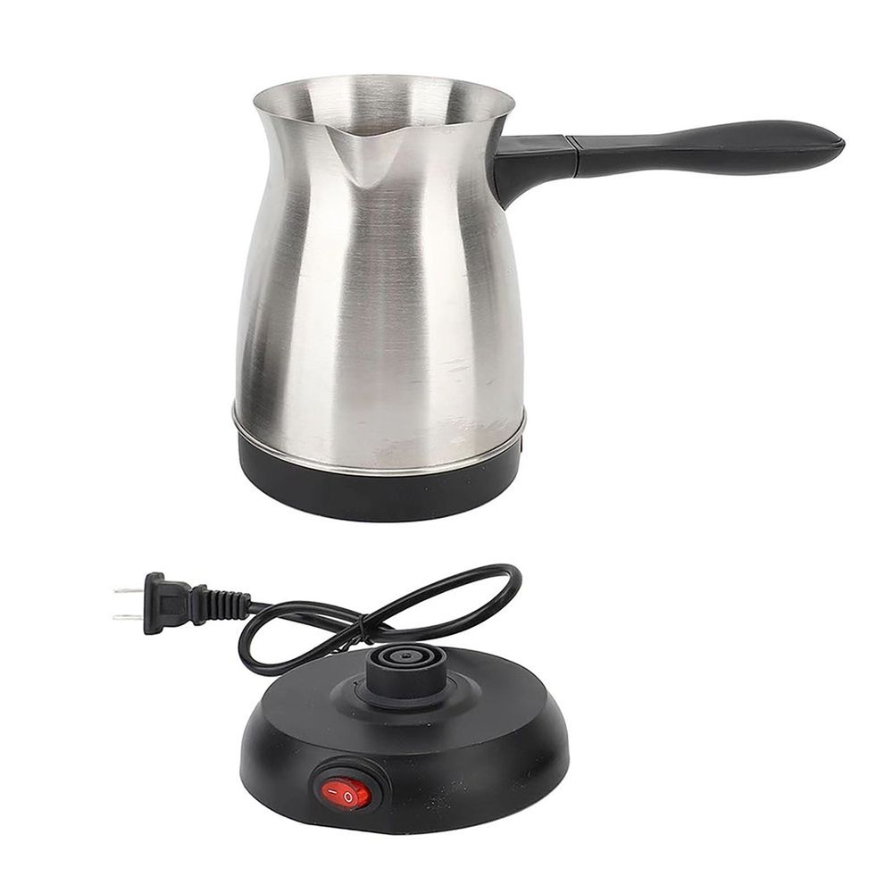 Stainless Steel Coffee Percolator, Multi-Function Electric Coffee Maker with Keep Warm, 600ML Capacity for Coffee, Tea & Milk, Easy One-Button Operation