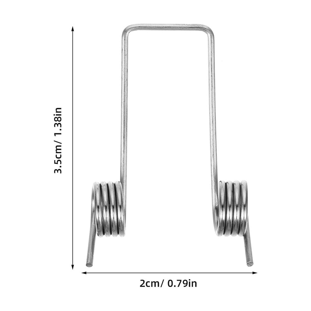 6-Pack Small Springs Replacement for Garbage Bin Repair and Maintenance Metal Coil Springs