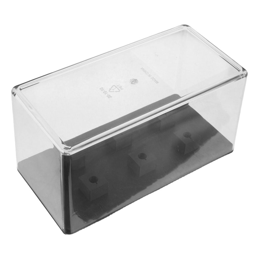 Transparent Acrylic Vinyl Record Headshell Protector Case with Compact Desktop Storage for Turntable Accessories