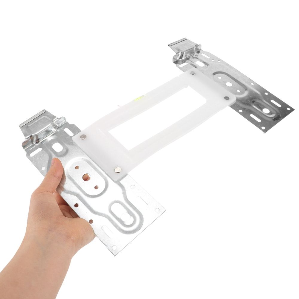 Universal Air Conditioner Wall Mount Bracket Plated Silver with Telescopic Adjustable Design