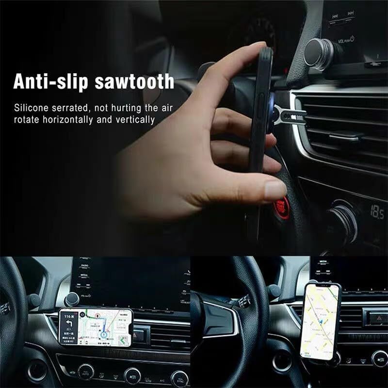Phone Ring Cell Holder Stand, Car Phone Holder Mount Finger Grip Loop 360 Degree Rotation Finger Ring Stand for Most Smartphone
