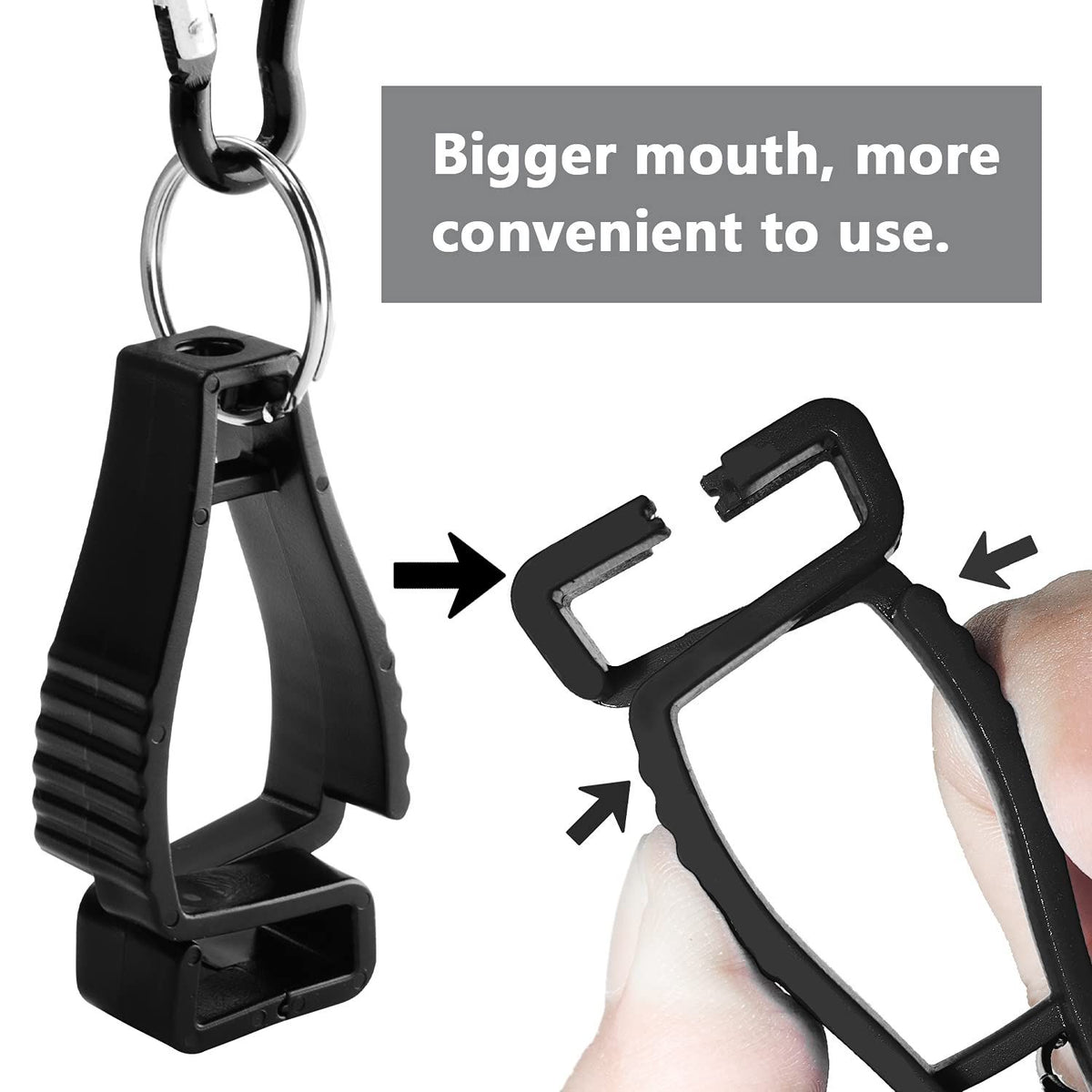2 PCS Work Glove Clips for Work,Gloves Keeper,Glove Clips for Construction,Glove Grabbers Clips, Glove Holder