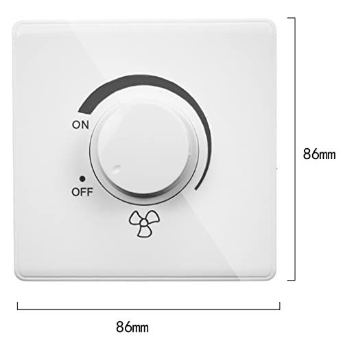 Ceiling Fan Adjustment Stepless Speed Controller Wall Switch Dimmer Light Switch Lighting Control