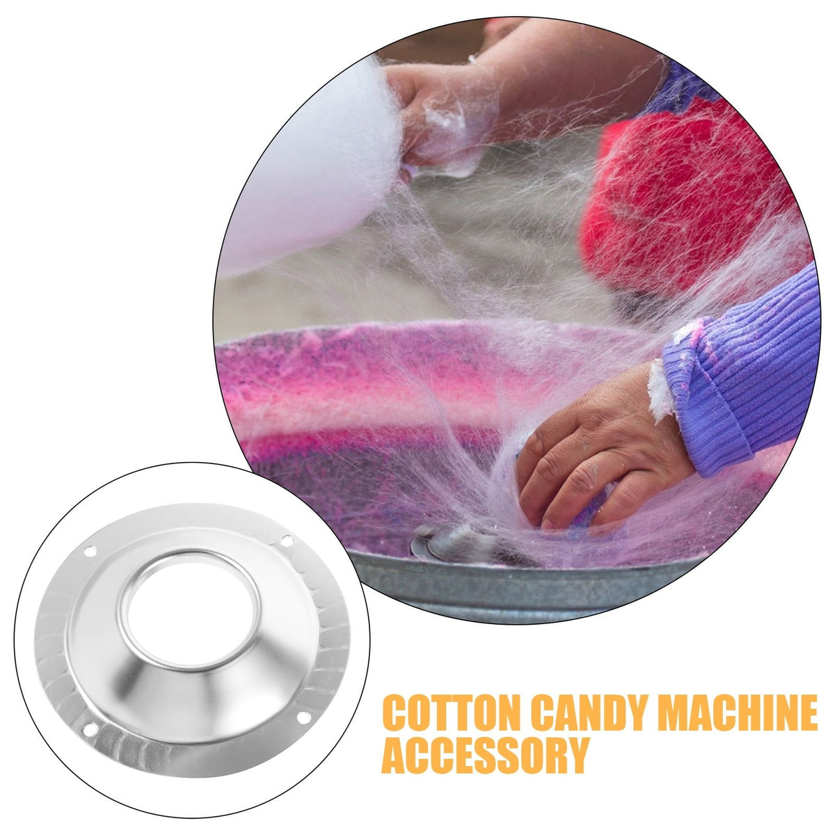 Cotton Candy Maker Cover Stainless Steel Tool for Smooth Operation