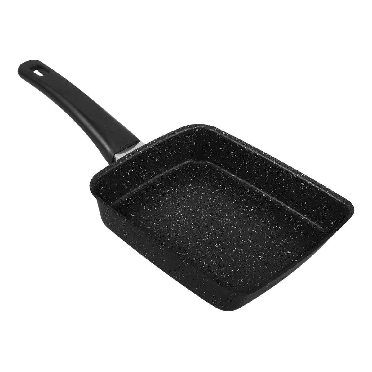 Japanese Nonstick Rectangular Frying Pan for Home Cooking with Even Heat Distribution and Design
