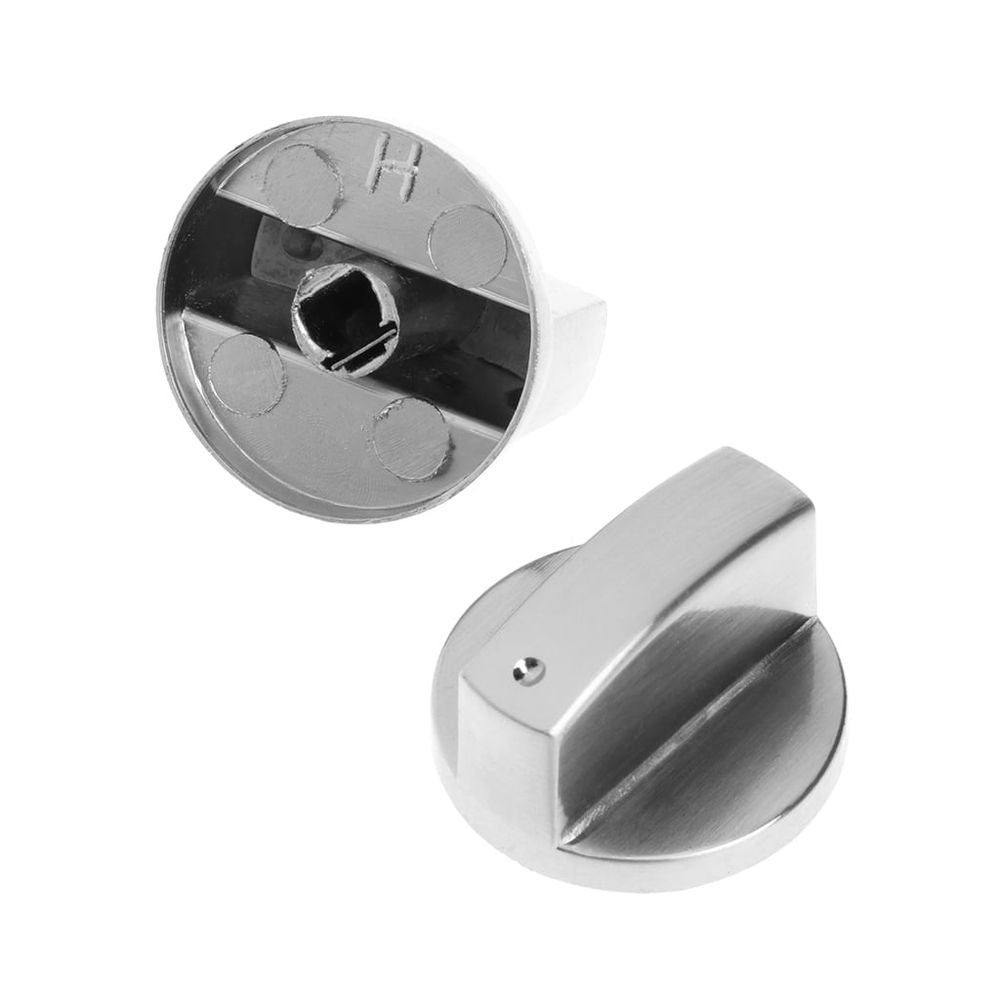 2Pcs Universal Cooker Oven Gas Stove Control Range Knob Replacement Metal
