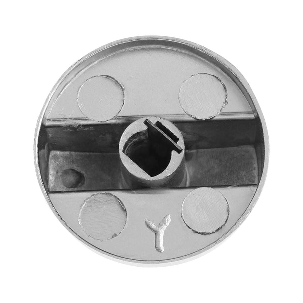 2Pcs Universal Cooker Oven Gas Stove Control Range Knob Replacement Metal