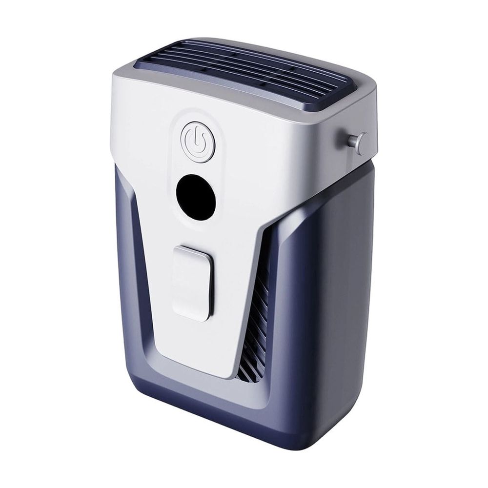 High-Power Bladeless Mini Fan, Portable Waist-Mounted Fan with Mobile Charger, Three Wind Speed Settings, Ideal for Construction Sites and Outdoor Activities, Perfect for Professionals