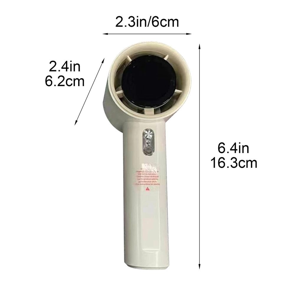 Powerful High-Speed Handheld Fan, USB Rechargeable Portable Mini Fan, Multi-Speed Modes for Outdoor Travel, Ideal for Summer Use, Perfect for Adults