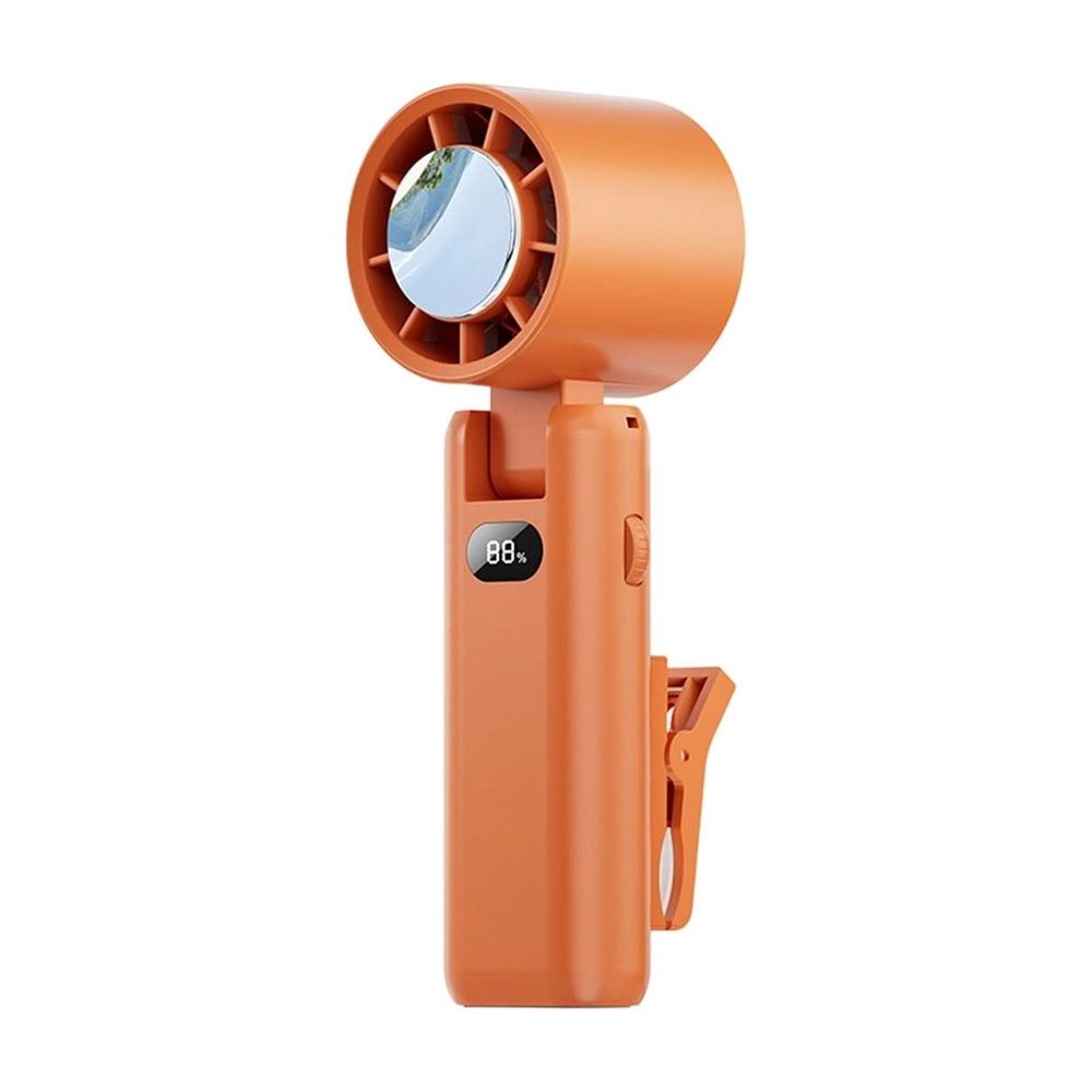 High-Speed Clip Fan, USB Rechargeable Multi-Purpose Fan, 100-Speed Digital Control, Foldable Design, Ideal for Outdoor Activities and Office Use, Great for Adults and Professionals