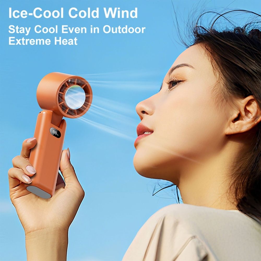 High-Speed Clip Fan, USB Rechargeable Multi-Purpose Fan, 100-Speed Digital Control, Foldable Design, Ideal for Outdoor Activities and Office Use, Great for Adults and Professionals