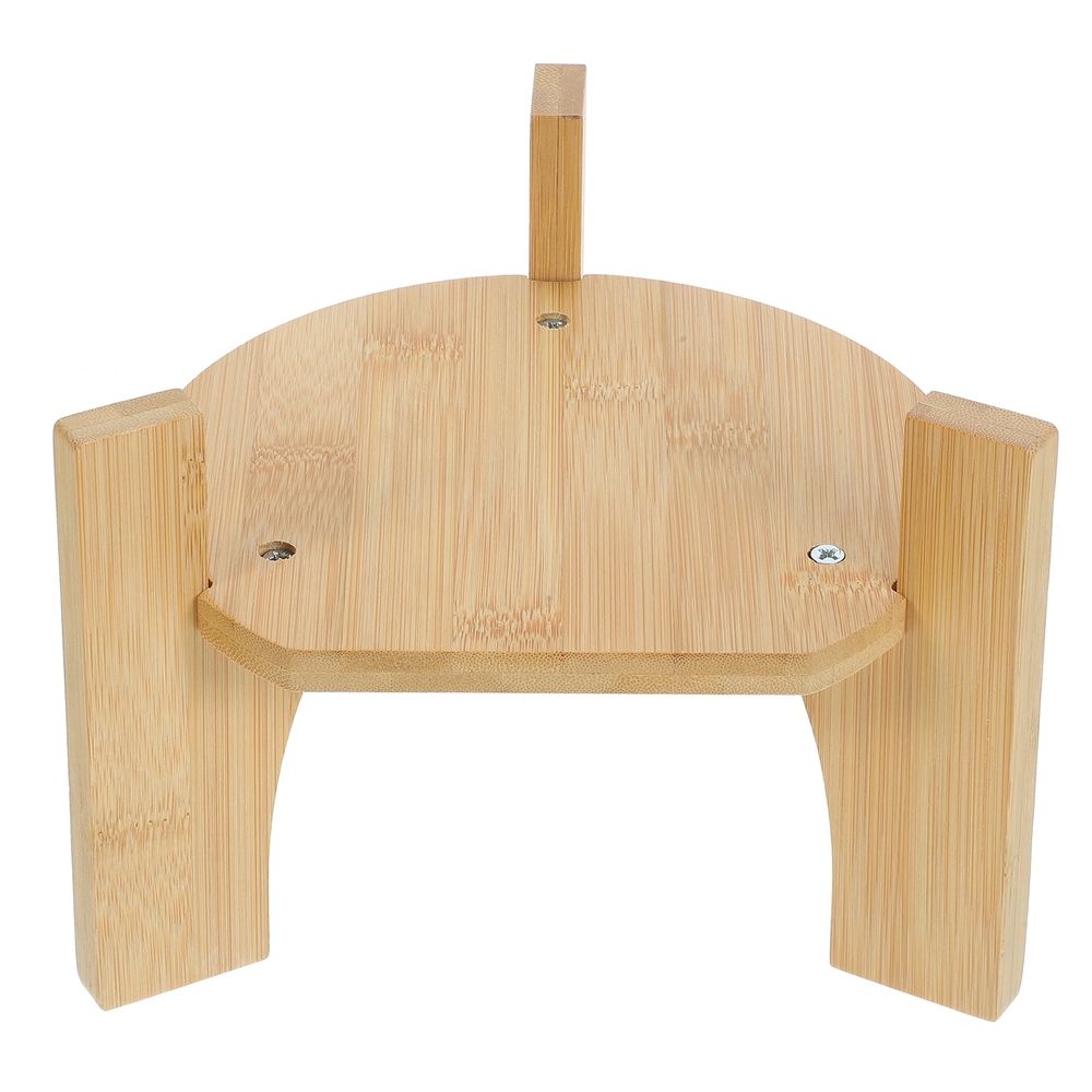 Bamboo Beverage Dispenser Stand for Drink Holder Rack with Water Dispenser Base