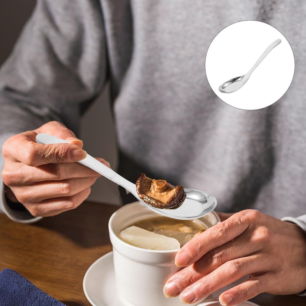 Spoon 316L Stainless Steel for Eating 1Pcs 5.3In