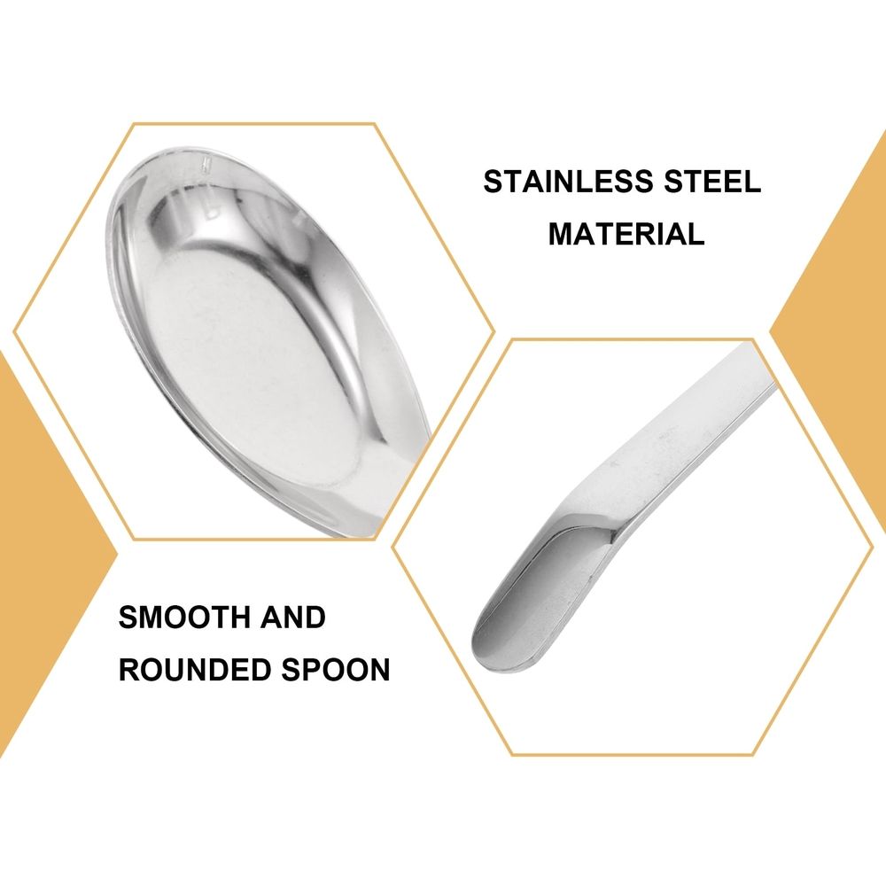Spoon 316L Stainless Steel for Eating 1Pcs 5.3In