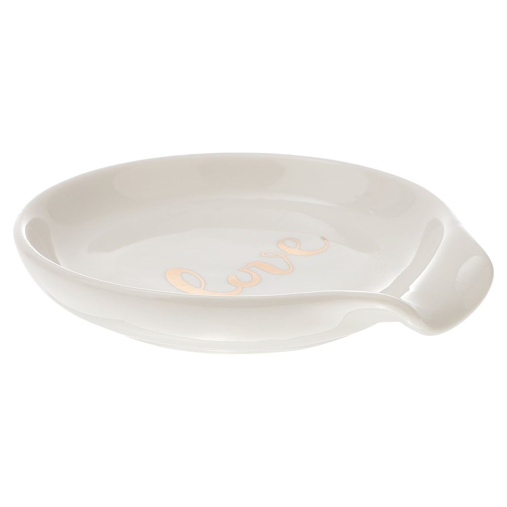 Ceramic Spoon Holder White Ceramic Tray for Storage Safe to Use