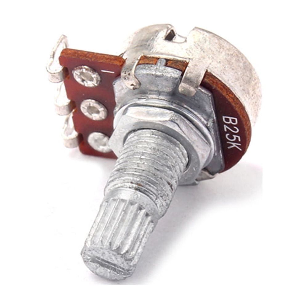 Guitar Accessory B25k Linear Audio Potentiometer Multi Color Lugs