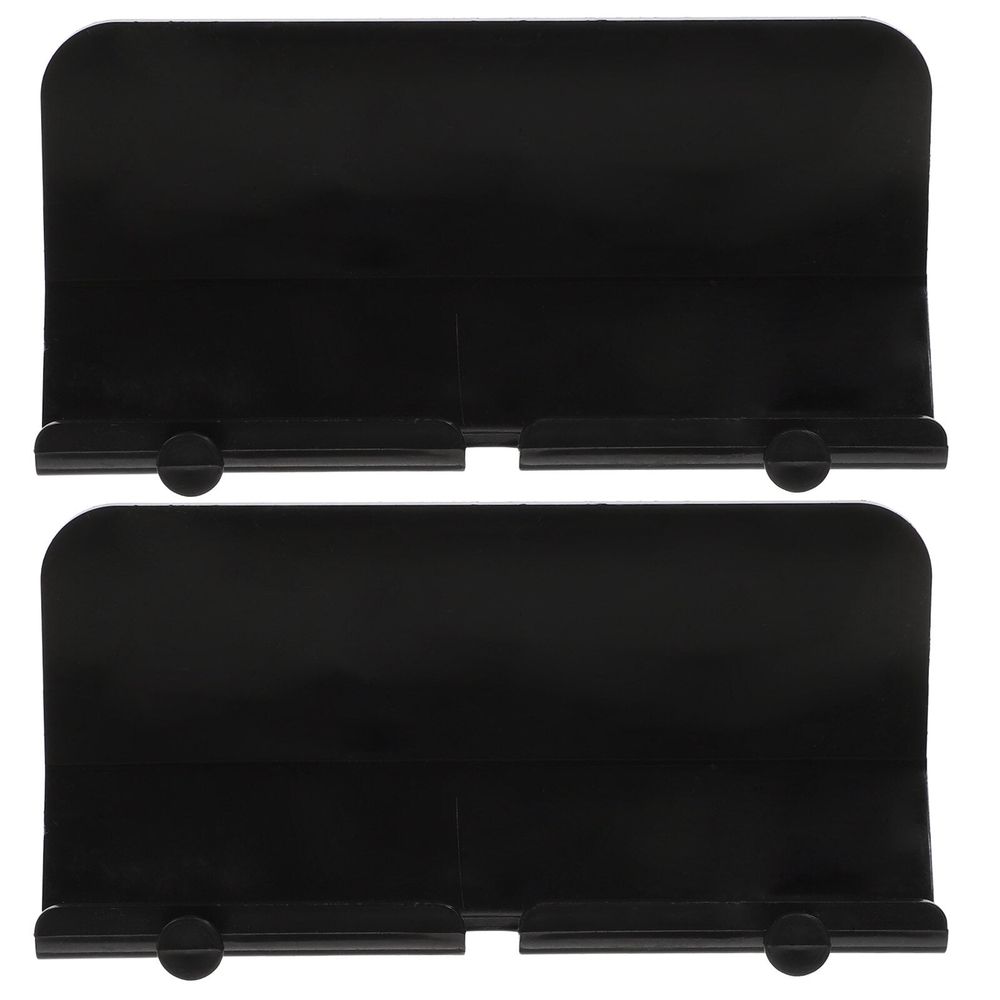 Wall-Mounted Mobile Phone Charging Stand Plastic 2Pcs 5.4x2.4x1.4in