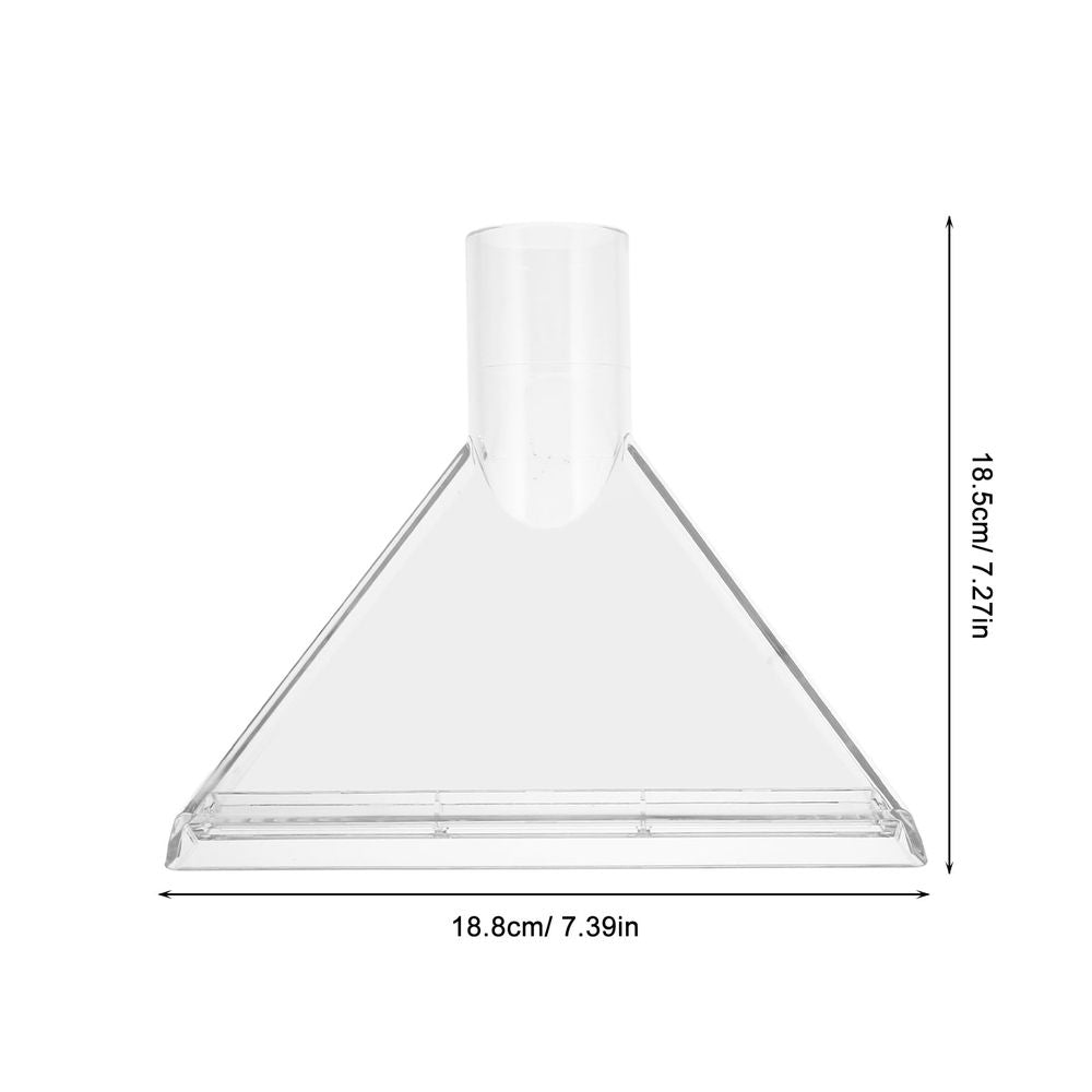 Clear PC Vacuum Cleaner Nozzle Attachment for Sofas, Carpets, and Car Seats Cleaning