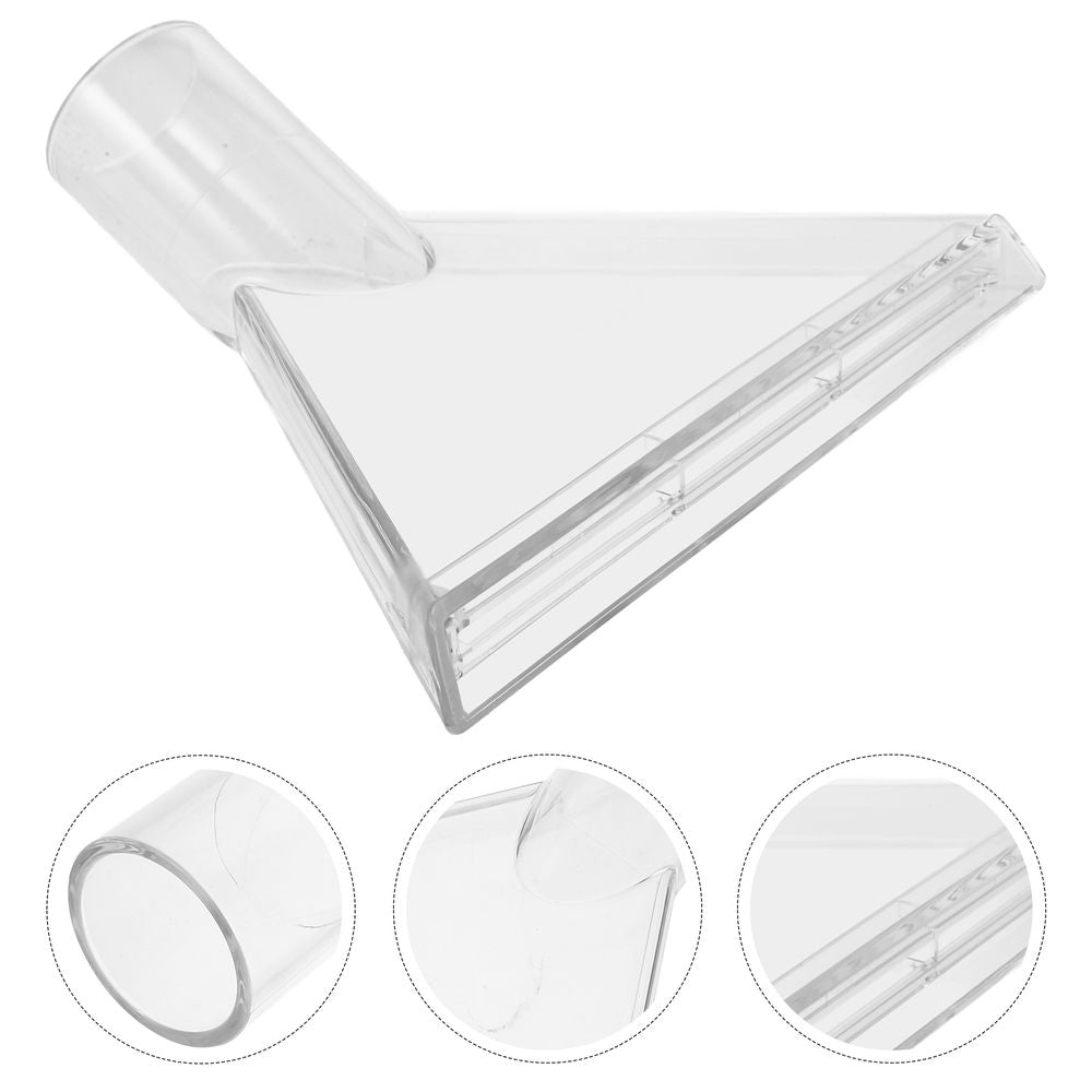 Clear PC Vacuum Cleaner Nozzle Attachment for Sofas, Carpets, and Car Seats Cleaning
