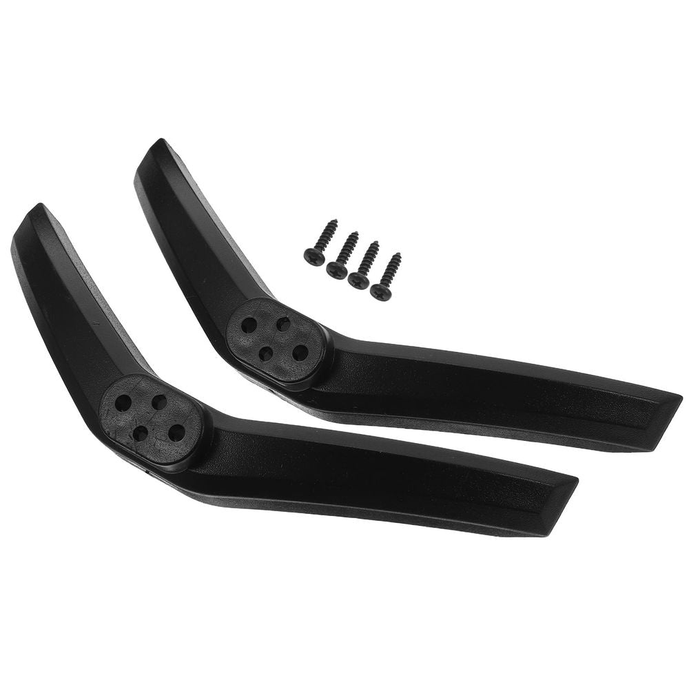 1 Pair Adjustable Universal TV Stand Base Tabletop Holder for Flat Screen Televisions Black