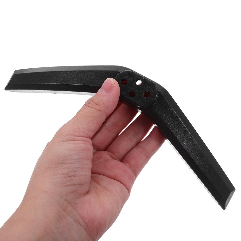 1 Pair Adjustable Universal TV Stand Base Tabletop Holder for Flat Screen Televisions Black