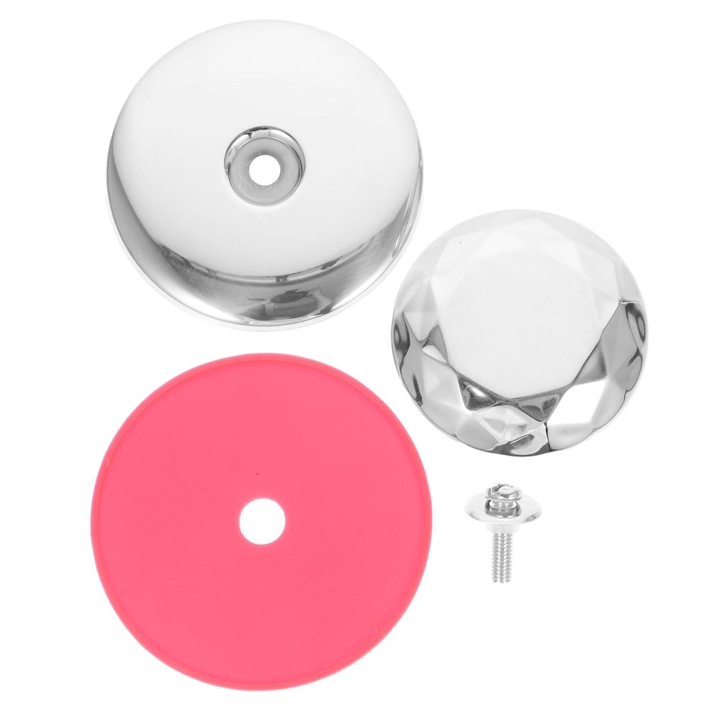 Plated Silver Stainless Steel Silicone Pot Lid Knob for Kitchen Use