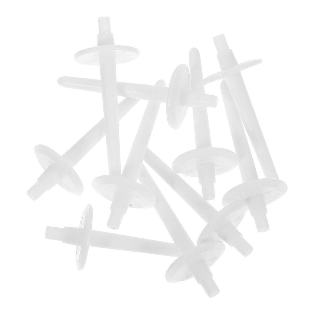12 Pcs Sewing Machine Thread Post 6.50X2.50X2.50CM White