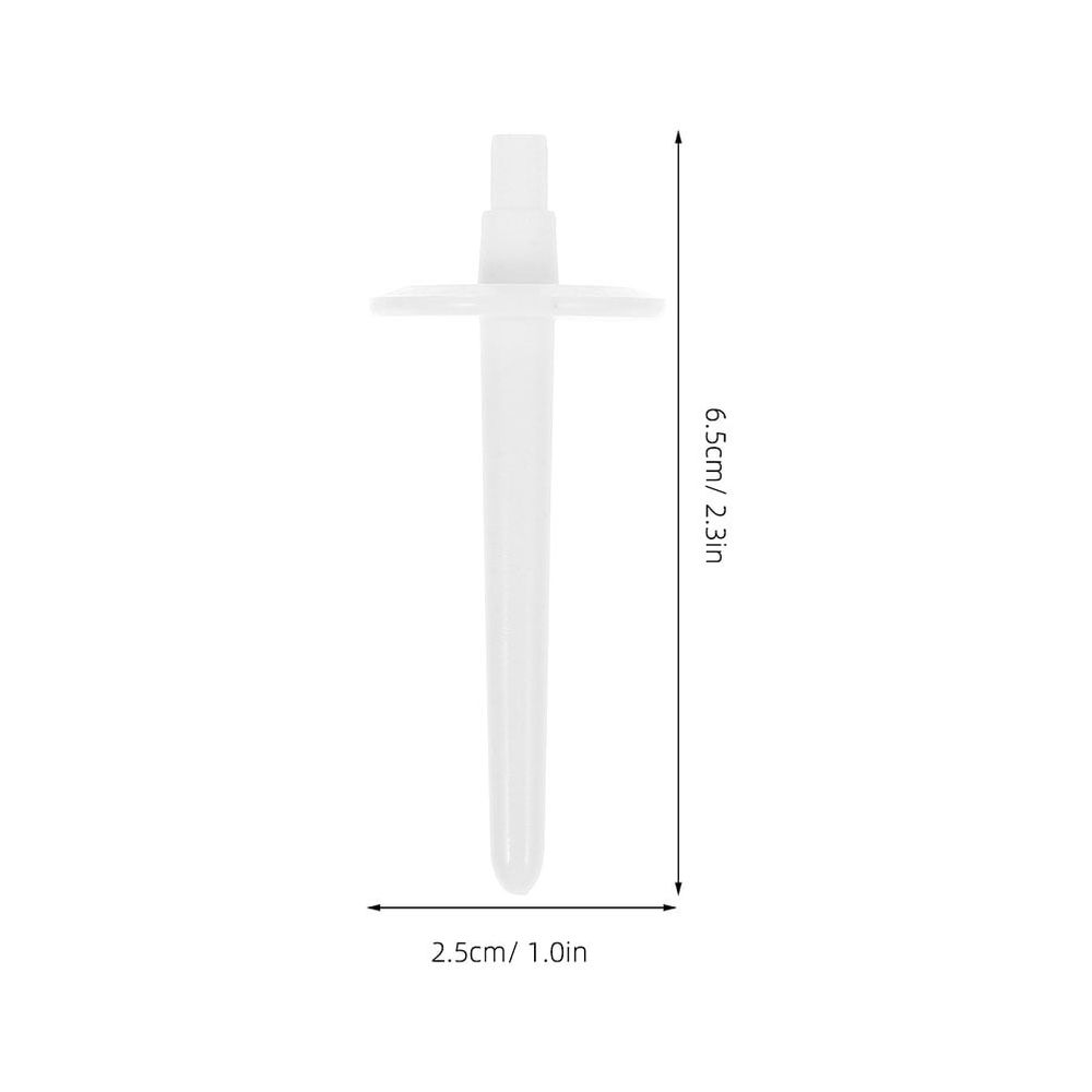 12 Pcs Sewing Machine Thread Post 6.50X2.50X2.50CM White
