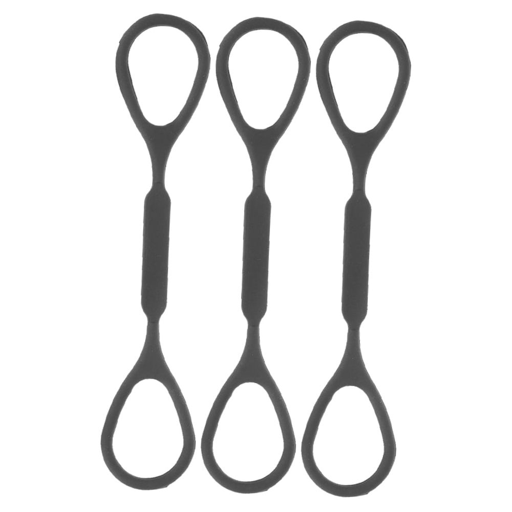 Silicone Trumpet Slide Stoppers 3-Pack Fit and Anti-Loss Design for Comfortable Tuning Slide Black