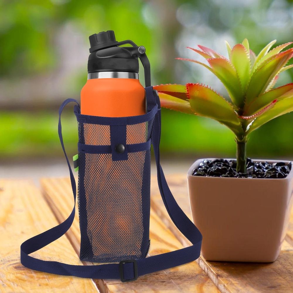 2 Pcs Water Bottle Holder For Walking Cup Crossbody Mesh Bag Child