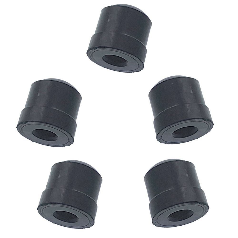 6-Pack Soft Rubber End Covers for Trombone Slides