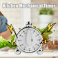 Kitchen Cooking Timer,Long Ring Bell Alarm Loud60 Minute Kitchen Timer for Cooking,Mechanical Cooking Timer Manual Countdown Timer with Alarm Sound for Baking Cooking Steaming Barbecue Teaching