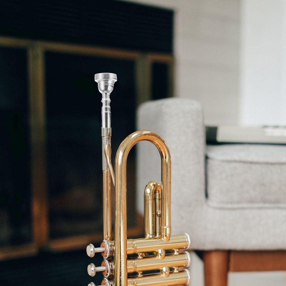 Trumpet Mouthpiece for Beginners and Professionals Durable Brass Material Smooth Tone Small Trumpet 7C