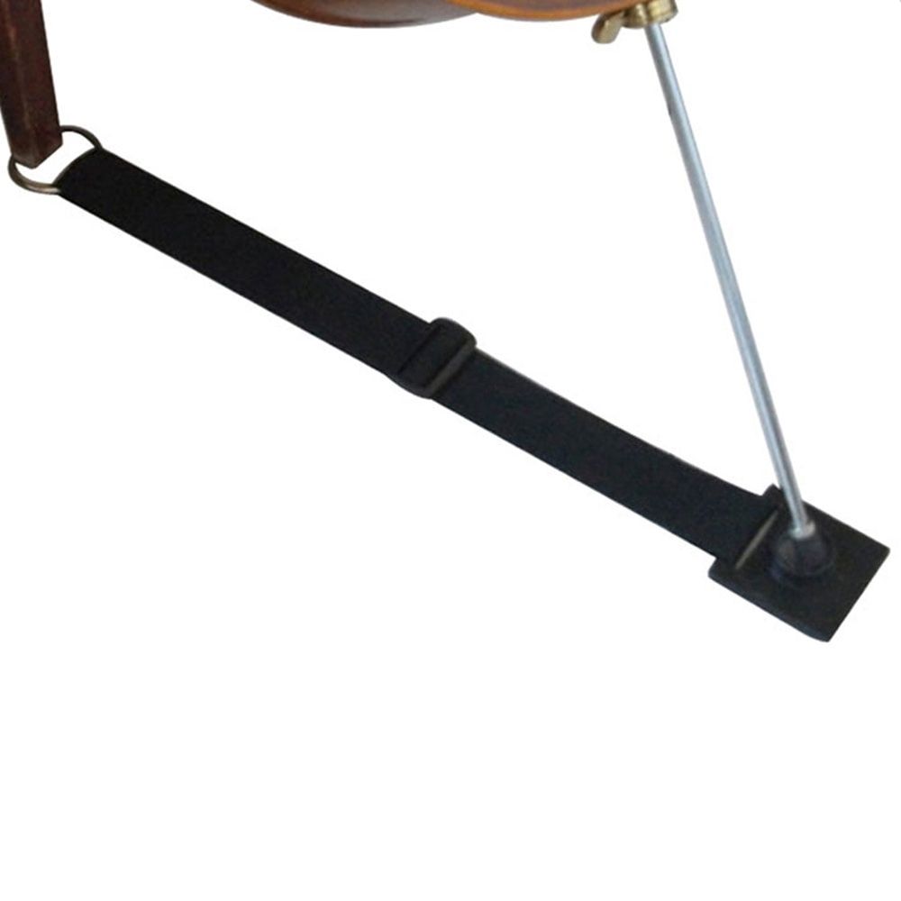 Adjustable Cello Strap with Easy Install Bottom Pad, and Comfortable Black Design