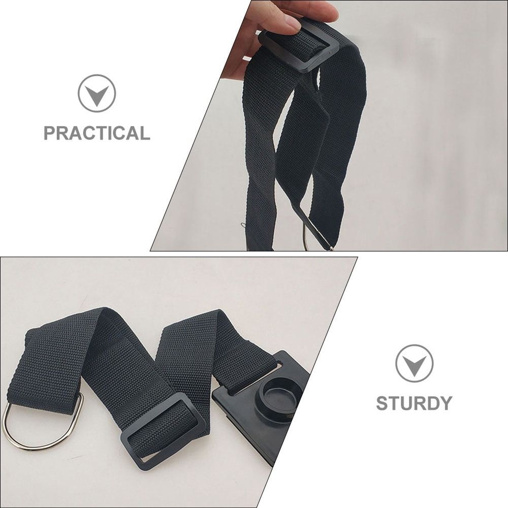 Adjustable Cello Strap with Easy Install Bottom Pad, and Comfortable Black Design