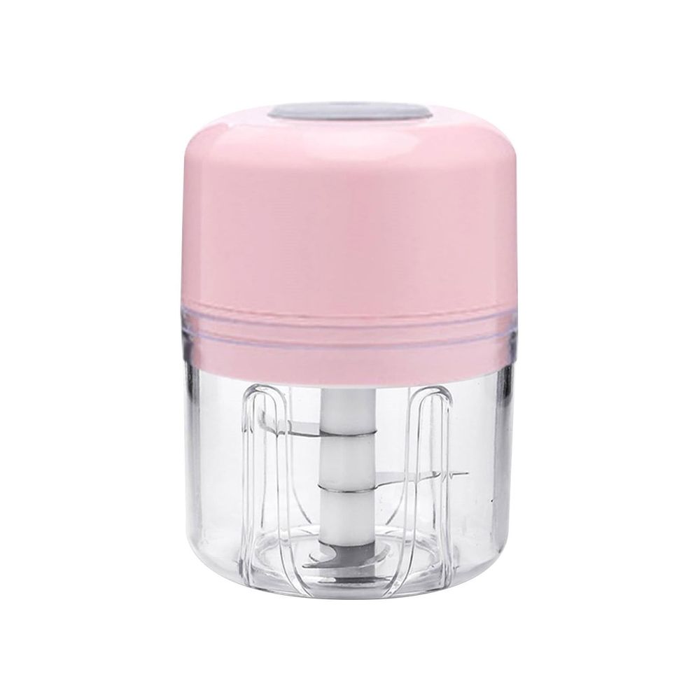 Electric Ice Crusher Portable Mini Food Processor Wireless Vegetable Masher With Usb Charging Rainproof Garlic Masher Easy To Use Material For Ice Cubes 250ml