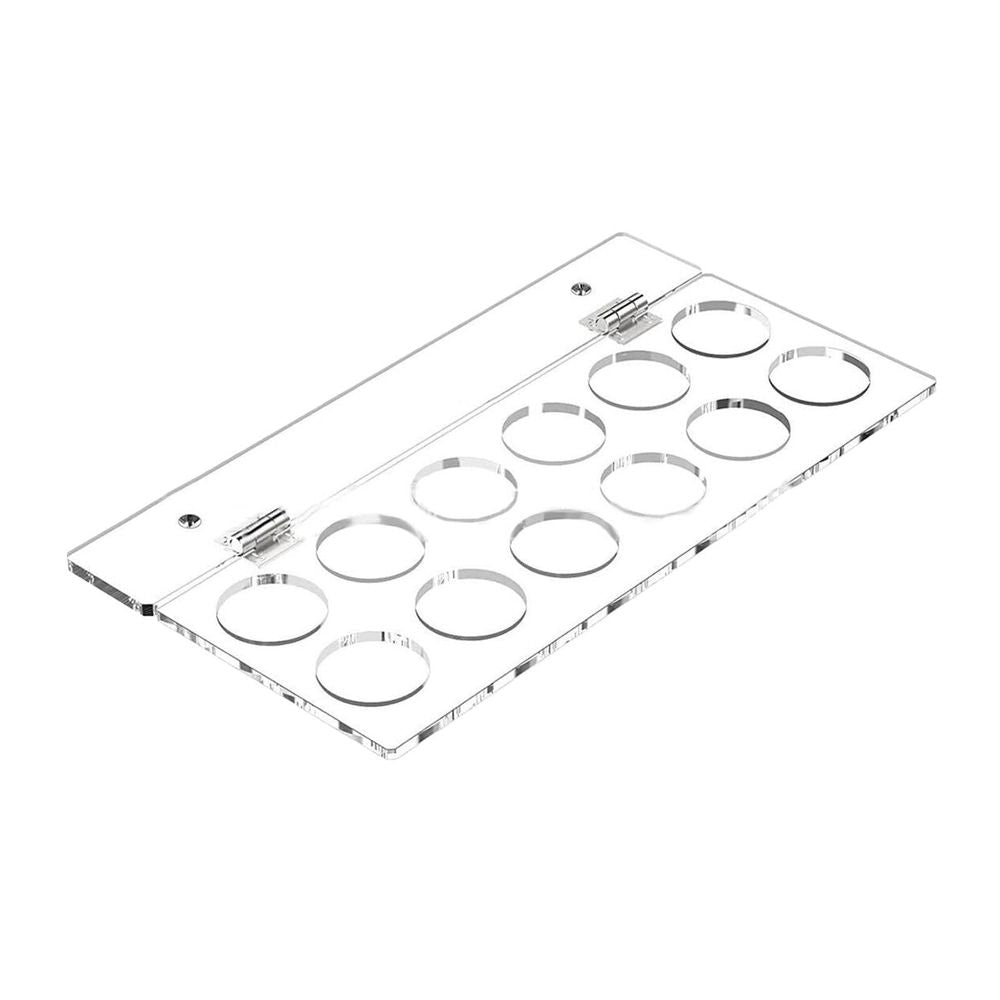 Wall Mounted Coffee Pod organizer, Space Saving Under Cabinet Holder for K Cups, Sleek Black Design,White