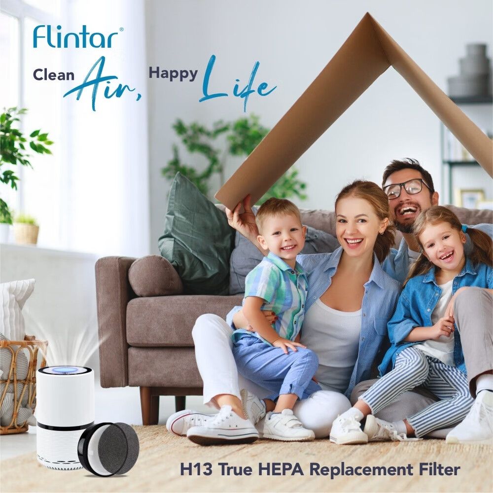 H13 HEPA Replacement Filter,Compatible with Levoit LV-H132 Air Purifier,Part # LV-H132-RF,2-Pack