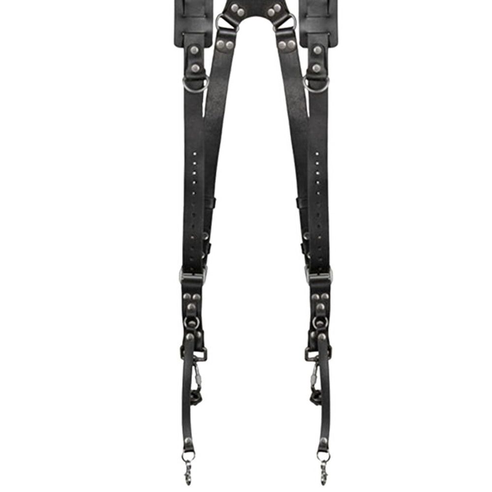 Double Shoulder Camera Strap Adjustable Camera Shoulder Belt Portable Shoulder Harness Outdoor Photography Tools Black