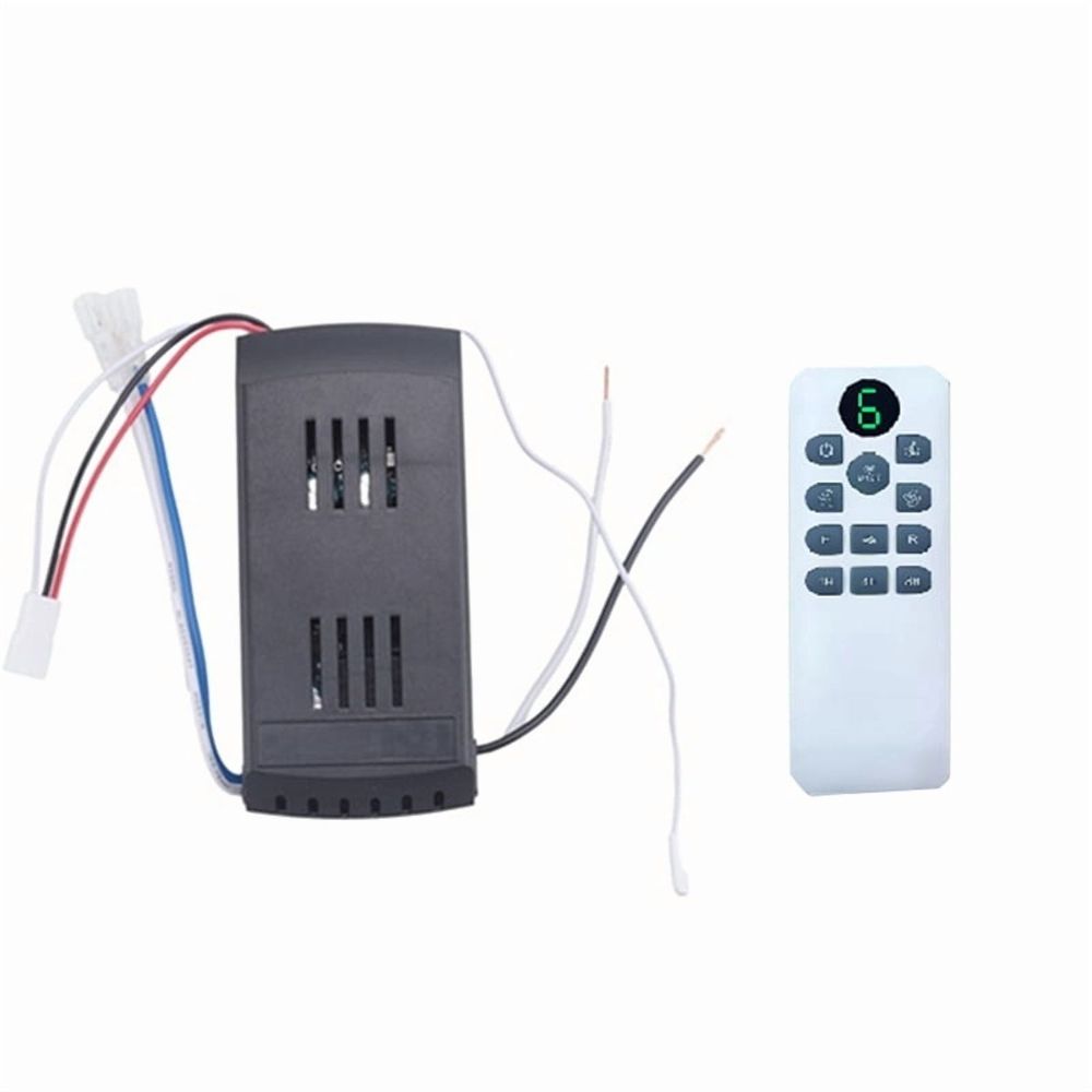 Ceiling Fan Remote Control Kit 40W 6-Speed Timing Function Replacement for DC Fans & L pwm25