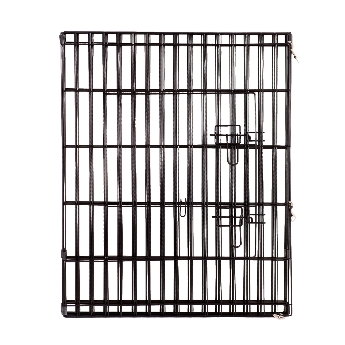 4Paws 8 Panel Playpen Puppy Exercise Fence Cage Enclosure Black All Sizes 24" - Black