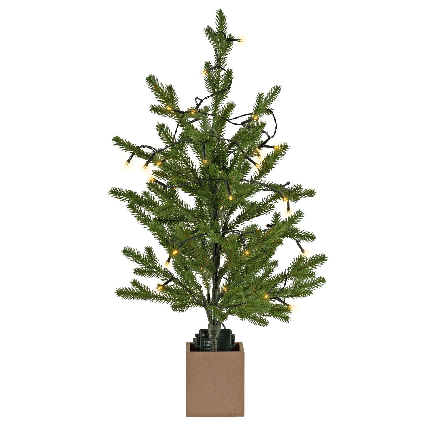 Santa's Helper Warm Light Christmas Tree Merry Celebrations 60CM