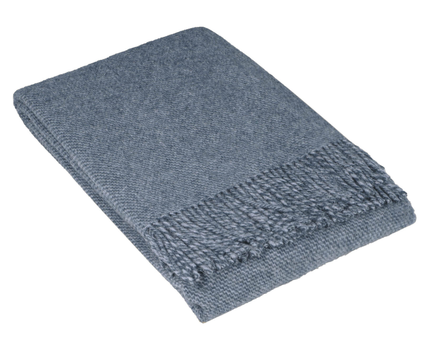 Cambridge Throw Blanket 100% NZ Wool - Navy