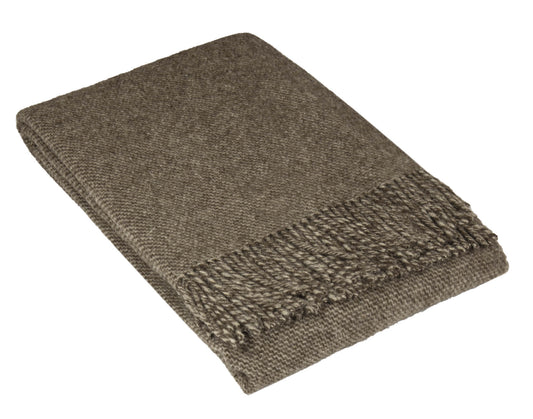 Cambridge Throw Blanket 100% NZ Wool - Natural